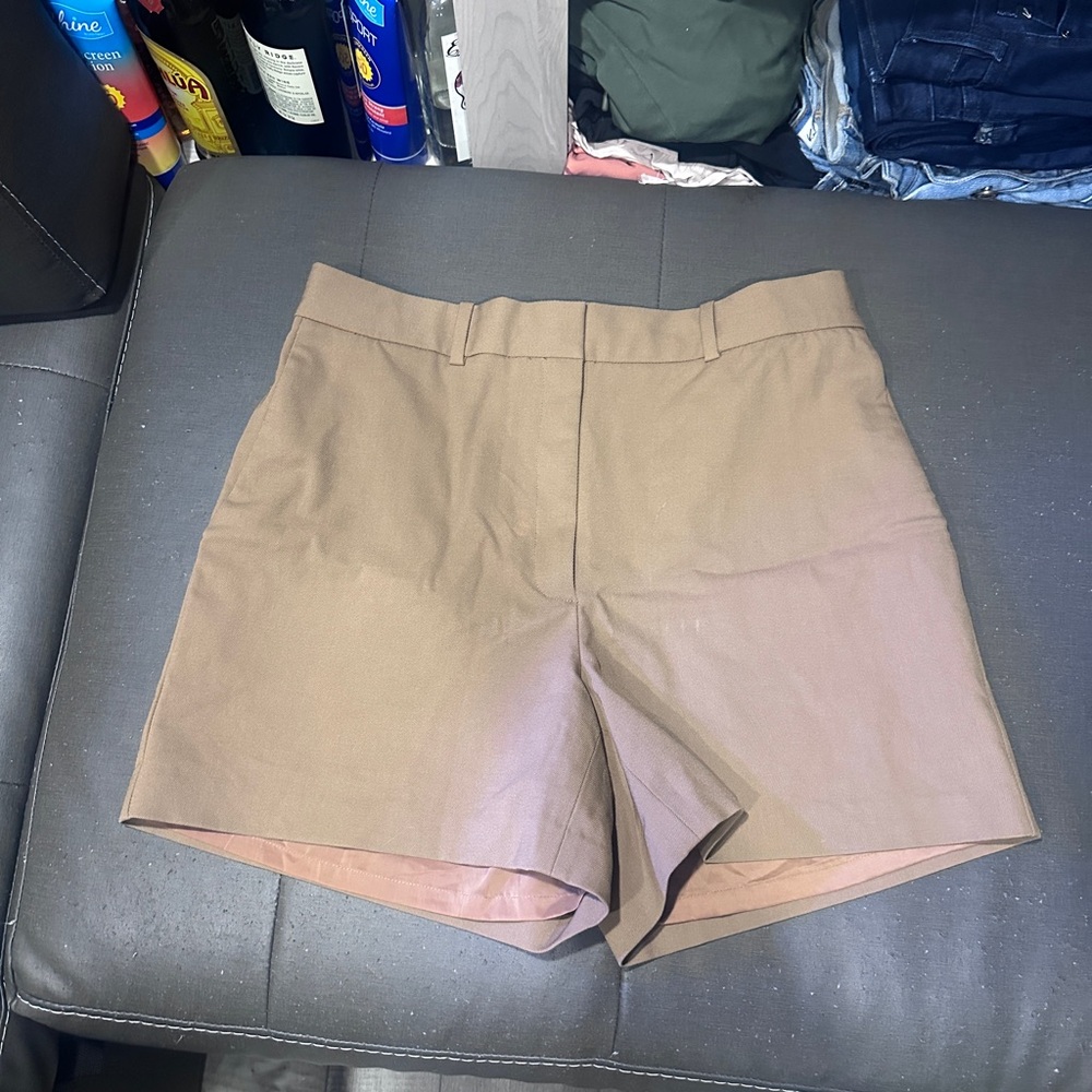 Babaton High Waist Tan Women's Shorts